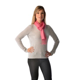 Cashmere Boutique Women Pashmina Scarf for Daily Wear, Wedding, Evening Party, and Winter Warm - 70% Cashmere and 30% Silk - Navy Blue, 12" x 60"