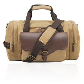 22L Lightweight Travel Duffle Bag - Approved Under Seat Carry-On, Multi-Pocket Weekender Gym Bag with Adjustable Straps, Unisex Overnight Bag for Men & Women