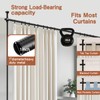 Room Divider No Drilling Curtain Rod Wall Divider for Room