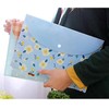 Oaygat 12PCS A4 Files Folder Floral Document Bag PP Envelope