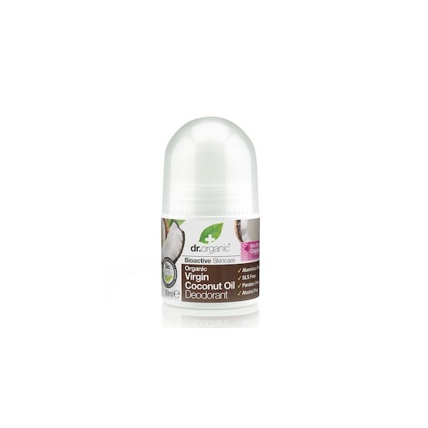 Dr Organic Virgin Coconut Oil Deodorant 50ml