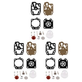 TSUCIA Walbro WYJ/WYL Series Carburetor Replacement Parts Diaphragm Set Compatible with 12 Parts Set (3 Sets)
