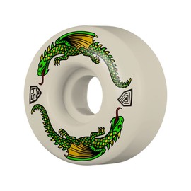Powell Peralta Dragon Formula スケートボードホイール 93A 52mm x 31mm ホワイト