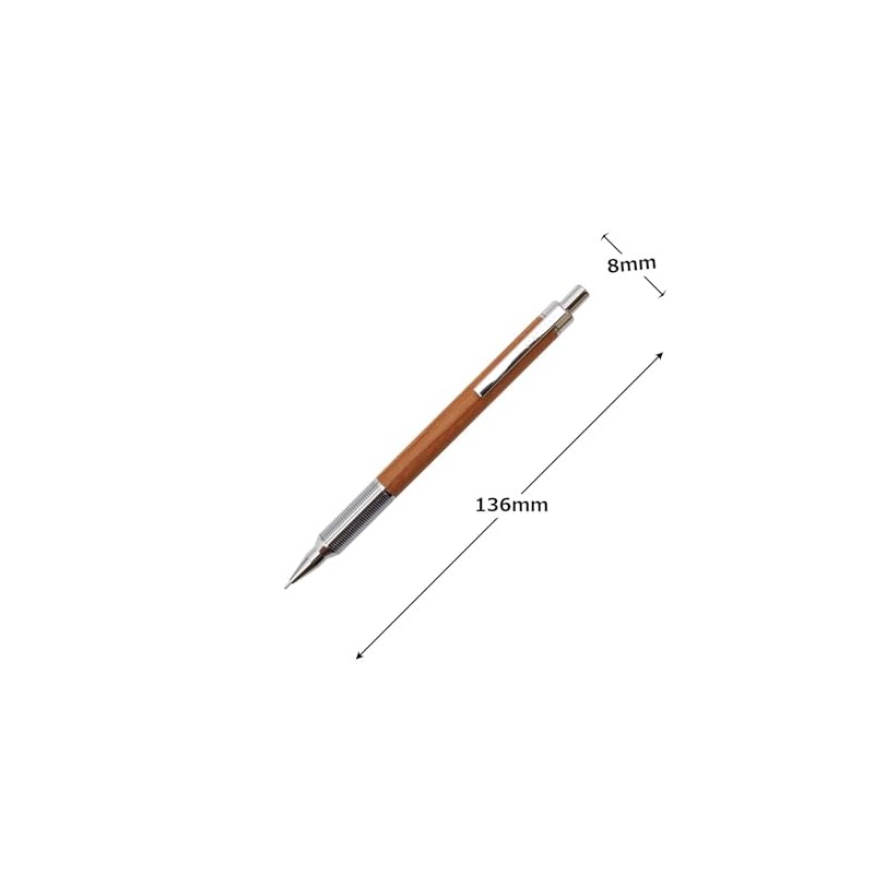 Radite Everdraw Mechanical Pencil Wood Model 0.5mm Cherry Wood LDW-MP4CW-05