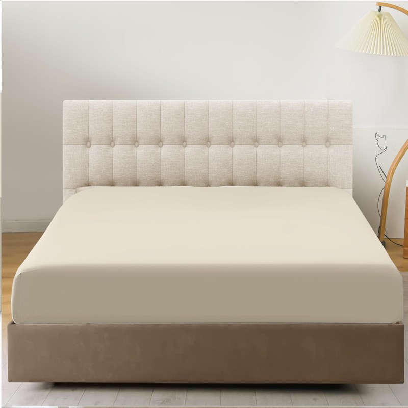 Imperial Rooms Brushed Microfibre King Size Fitted Sheet 25 CM