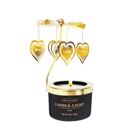 Gifts for Women,Funny Gifts for Her,Birthday Gifts for Women,Unique Candle Gifts for Colleagues,Mom and Wife,Birthday,Valentines Day Gifts for Her,Rotating Scented Candles(Love).