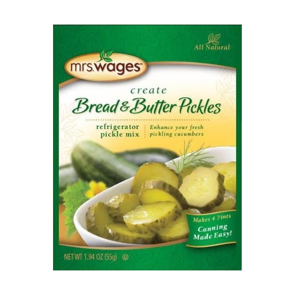 Mrs Wages Bread & Butter Pickle Mix, 1.94 Ounce (Pack of 6)