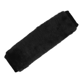 Hihaha Soft Faux Fur Car Seat Belt Cover/Backpack Shoulder Pad Multifunctional Seat Belt Pad Cover for Truck Car SUV/Comfort Breathable Faux Fur 7x24cm / 1pcs Black