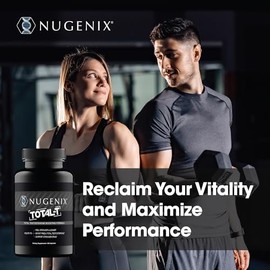 Nugenix- “Suplemento Potenciador de Testosterona TotalT, Libre y Total para Hombres, 90 Count