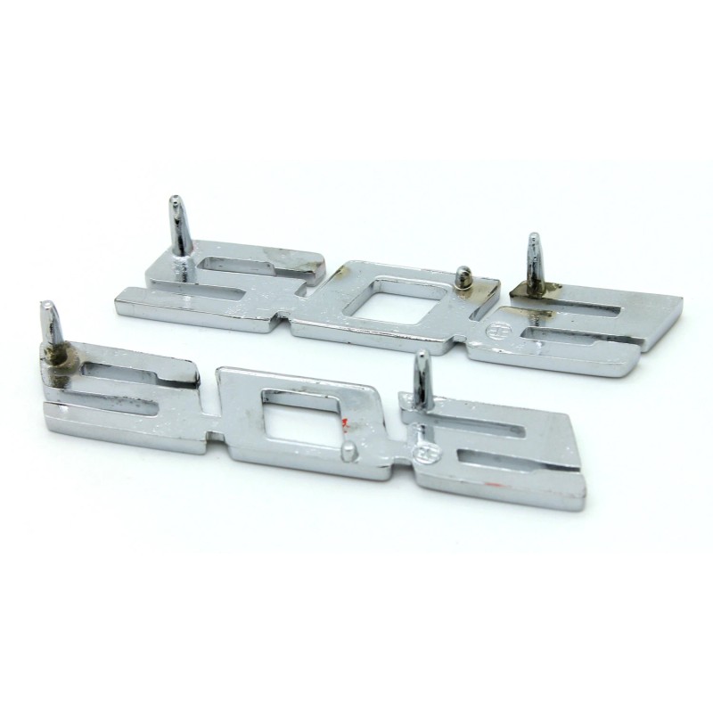 BBRP NEW 502 Front Fender Emblem Set Red Trim /