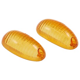 2EXTREME Indicator Lens Set Front Orange - Compatible with Piaggio TPH, NRG, NTT, Zip & Gilera Typhoon - 2 Pieces (Left/Right) - Replacement Indicator Lenses Roller Indicator Cover