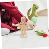 COHEALI 20 pcs Joint Wooden Figurine Doll Models Unfinished Blank