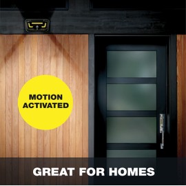 Bell+Howell Solar Bionic Wall Light Solar Lights Outdoor with Motion Sensor in 2 Modes, 50-LED Bright Lights Wireless Garage Light Waterproof Solar Outdoor Lights Great for Patio Garage Front Door