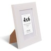 Fabian Clarke London® 6x4 Modern White Wooden Picture Photo Frame