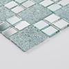 Lovdeco Mirror Peel and Stick Square Mosaic Tile for Kitchen Backsplash,