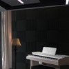 50 Pack Black 12 "X 12 "X1" Acoustic Panels Studio