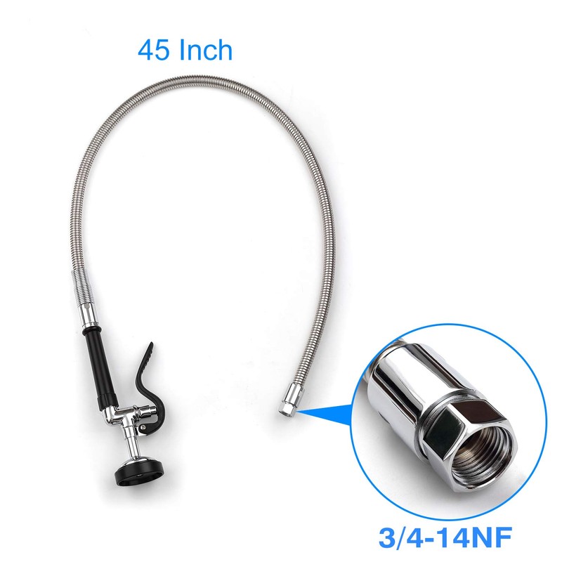 MSTJRY Spray Valve with 45" Pre Rinse Hose, Pre Rinse