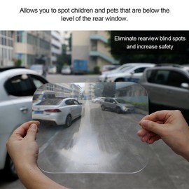 Auto Fresnel Lens 8"*10" Wide Angle Parking Blind Spot Rear View Lens Reversing Sticker Transparent Automobile Parking Sticker for Car Van SUV