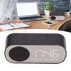 Tatiy Digital Alarm Clock, Portable Radio Alarm Clock Dual Alarm