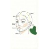 Guasha De Cuarzo Verde Masaje Facial Y Drenaje Linfático