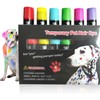 Pack of 6 Dog Hair Color Dye Temporary Non-Toxic Washable