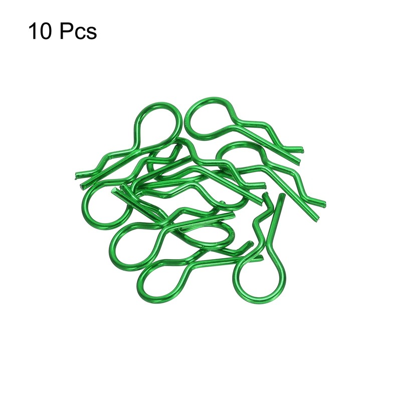 MECCANIXITY 10pcs 30-Degree Angle RC Body Clips Bent Springy R