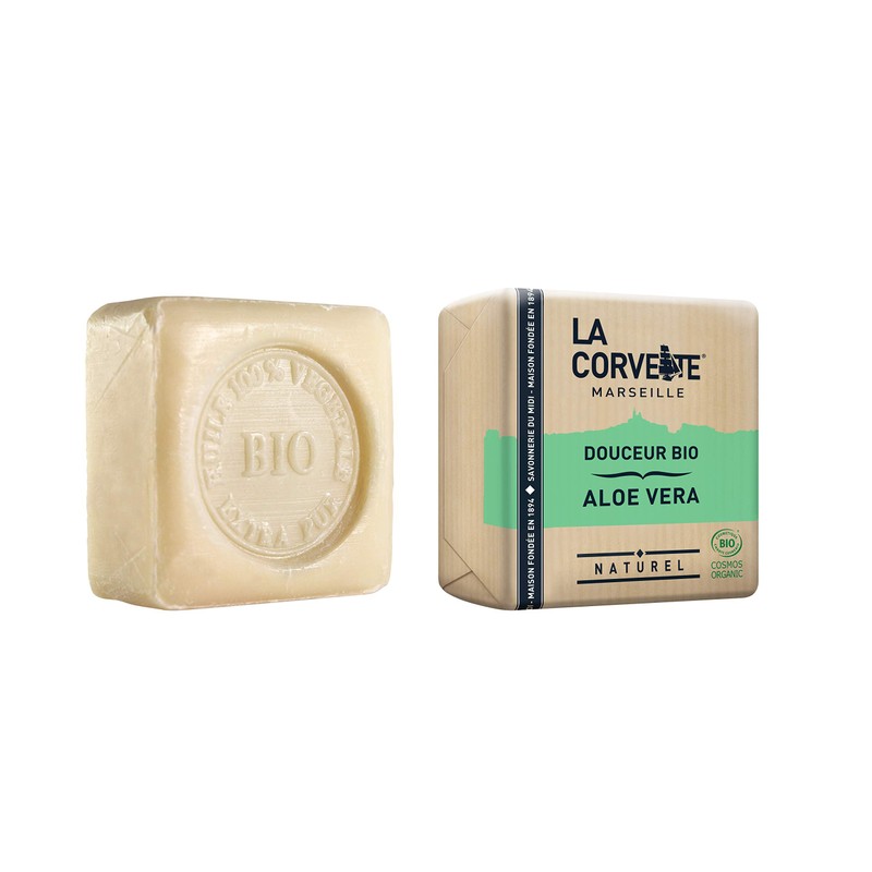 La Corvette, Natural and organic bar soap - aloe vera,