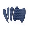 4Pcs Carbon Fiber Car Door Handle Scratch Protector Film