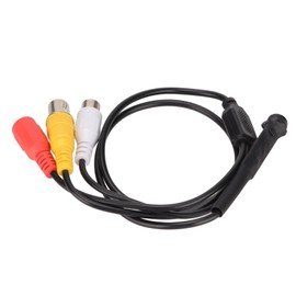 Mini Security Camera 120° Wide Angle CMOS 3.2mm Sensor HD 1000TVL 8 Infrared LEDs Surveillance Camera DC 12V 1A NTSC Format