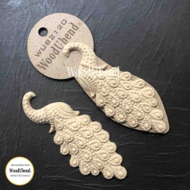 WoodUbend Heat Bendable Set of Peacocks WUB2120 11.5×4.5cm