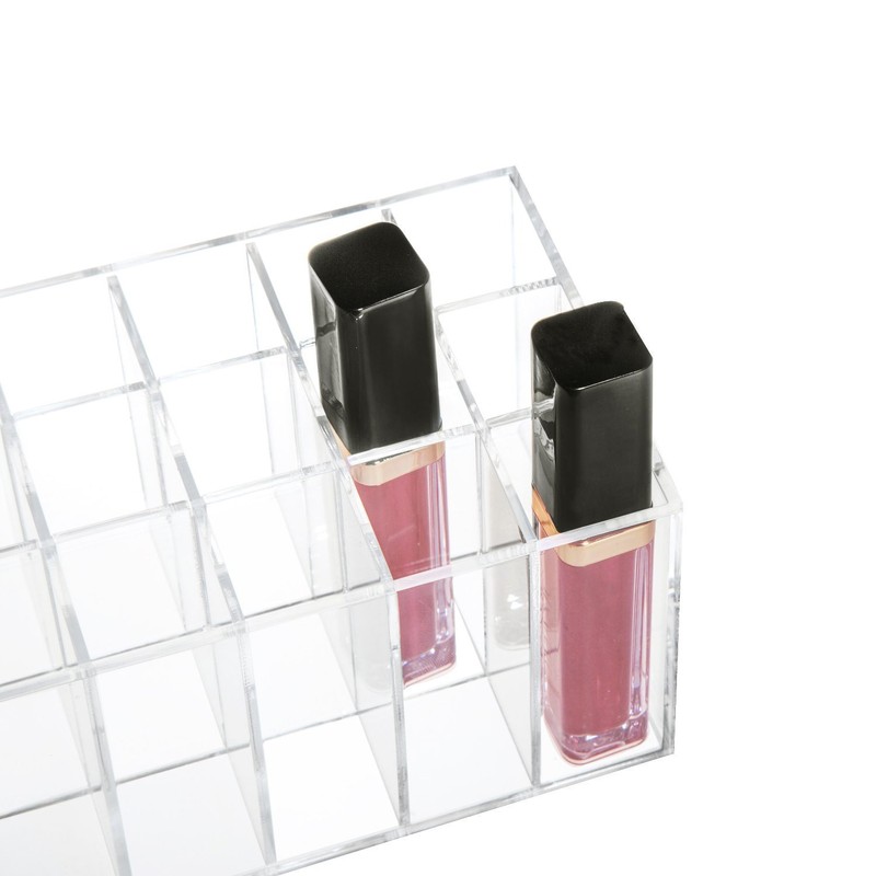 Lip Gloss Holder Lipstick Organizer, HBlife 24 Spaces Clear Acrylic