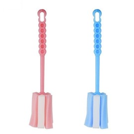 Small Sponge Bottle Brush - Random Color (Approx. 27cm, 1pc) Cleaning 6ea