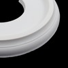 Semetall 2Pcs Lighting PU Ceiling Medallion,White Ceiling Medallion 10 inches