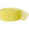 Unique Industries Yellow-Canary Crepe Streamer 81ft