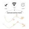 LABRIMP Earphone Lost Charm Strap Decoration Durable Earpiece Holder Chain