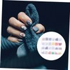 Healeved 3 Boxes Nail Art Accessories Manicure Glitter Nail Sequins