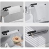 Paper Towel Holder Under Cabinet-Self Adhesive or Drilling,Wall Mounted Paper