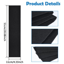 6 Pcs HRF-B2C Filter, HEPA Replacement Filter Gas & Odour Reducing Pre-Filter Filter Replacement Carbon Booster for Air Purifier Filter HRF-H1 HRF-H2, Air Purifier Pre Filter, HRF-B1/Filter (B)