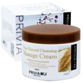 Privia Pure Natural Cleansing Massage Cream - Rice 300ml 2ea