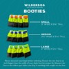Wilderdog Dog Booties, Lightweight, Grippy Rubber Bottom, Double Hook &