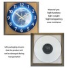 Constantplanet Blue Glow in The Dark Wall Clock for Kids