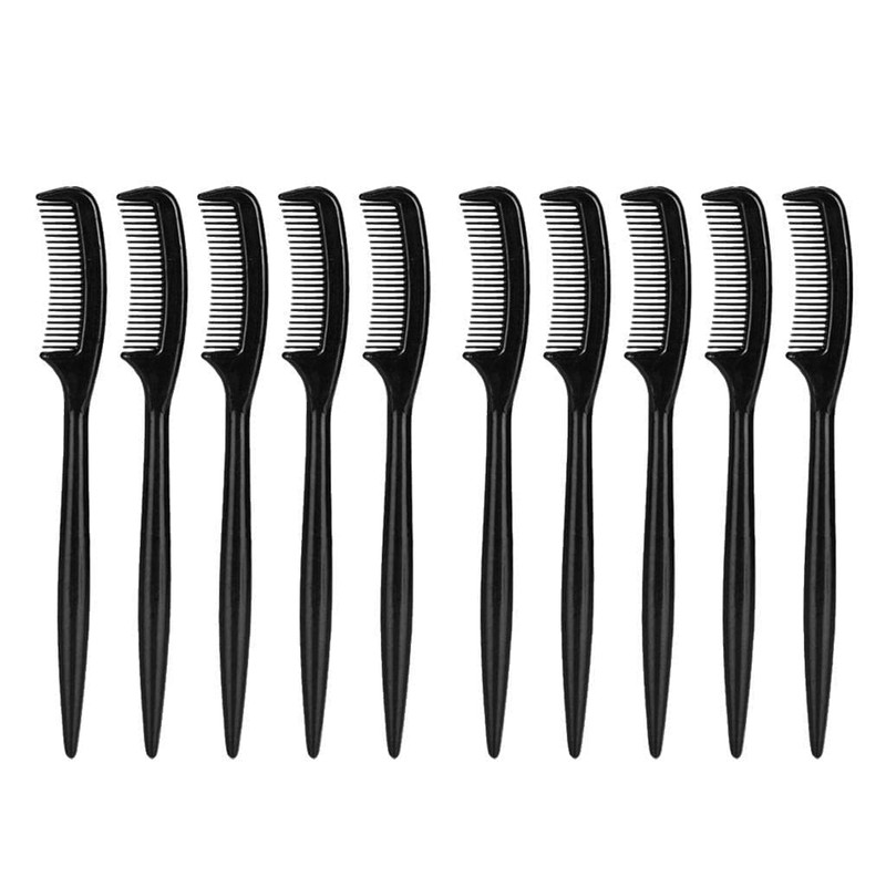 zalati Eyelash Comb 10pcs Plastic Mini Eyebrow Tool for Extension
