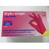 Style Grape by MED-COMFORT Bordeaux Nitrile Gloves Powder-Free Pack of