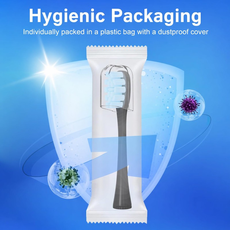 Compatible with 7MAGIC Electric Toothbrush Replacement Brush Heads,for 7MAGIC Electric