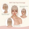 Elailite Real Human Hair Toppers for Thinning Hair Women with
