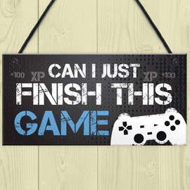 RED OCEAN Gaming Sign For Boys Bedroom Man Cave Son Birthday Xmas Gift Fan Gift