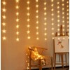 Fairy Christmas Lights LED Star String Lights with Remote for