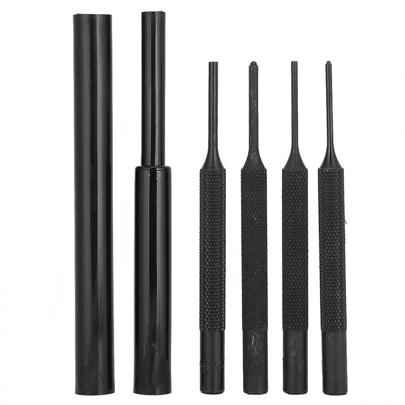 17Pcs Punch Set Mechanical Installation Round Punches Maintenance Tool Kit