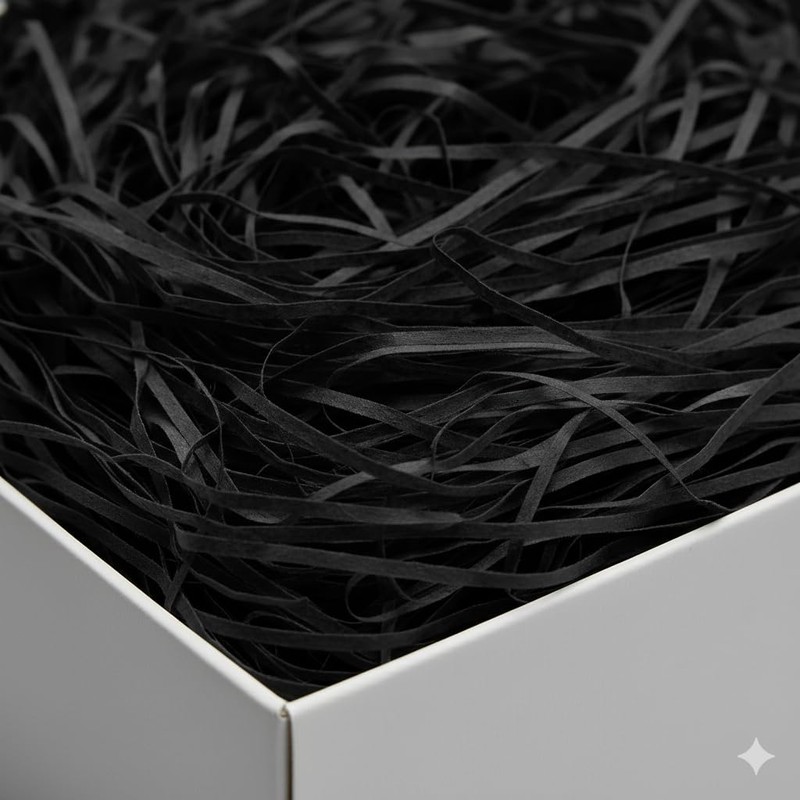 Emartbuy Black Shredded Paper 200g