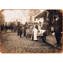 RetroRust 10 x 14 METAL SIGN - 1909 Boston Market - Vintage Rusty Look